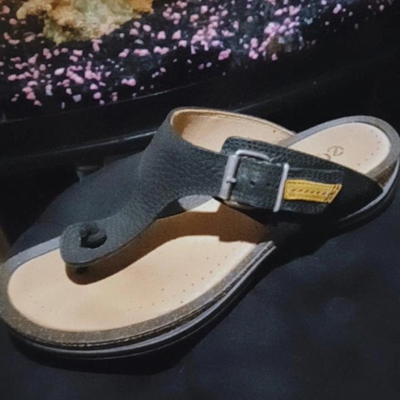 Ecco Thong Sandal Blk (37) - Picture 2 of 2